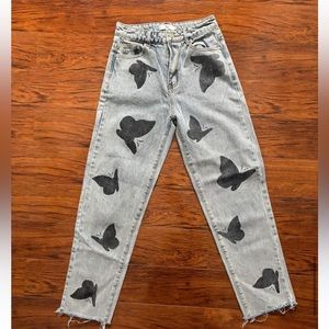 Graphic Y2K High Waisted Jeans